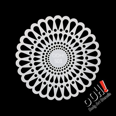 Ooh stencil - S01 Doily Sphere